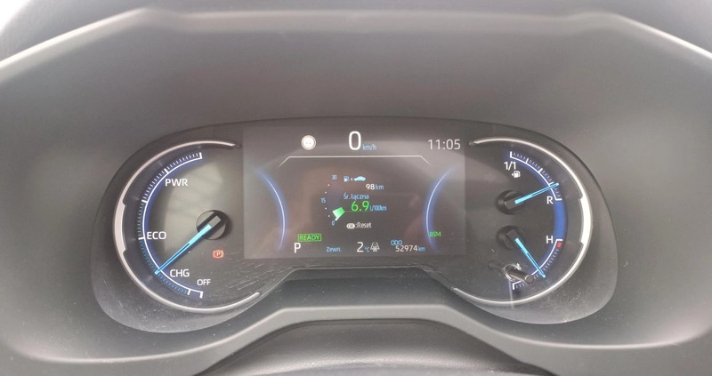 Toyota RAV4 cena 161900 przebieg: 52971, rok produkcji 2019 z Barwice małe 379